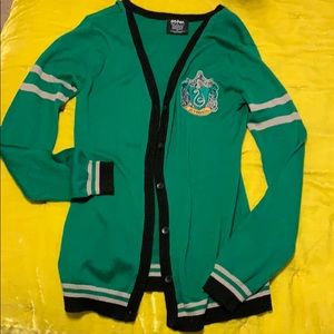 Harry Potter Slytherin cardigan sweater